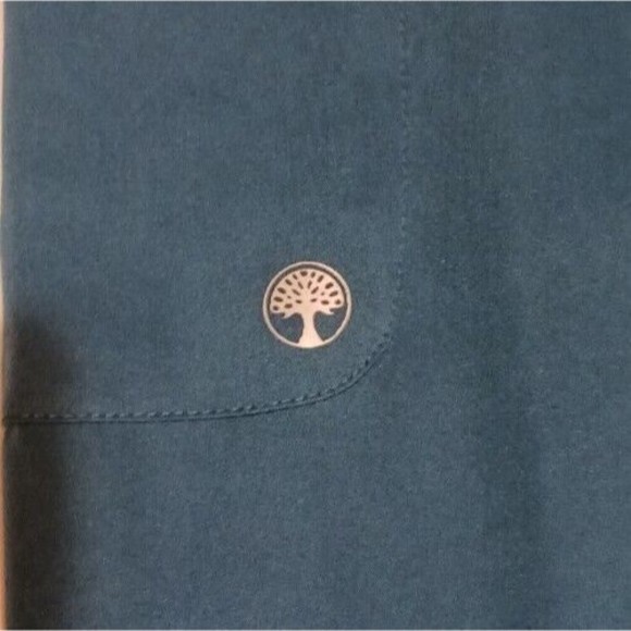 Healing Hands Scrubs Turquoise 3x Stretch Pockets Nurse Work Career Light - Picture 4 of 6